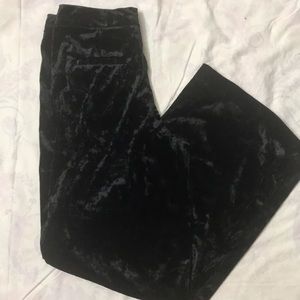 Cynthia Rowley Pants - Cynthia Rowley black velvet flare pants Nwot Cynthia Rowley Pants - Cynthia Rowley black velvet flare pants Nwot